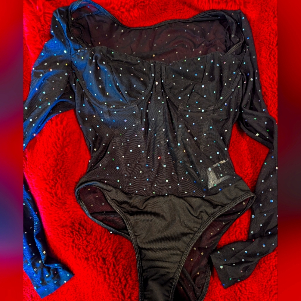 Bodysuit with bustier